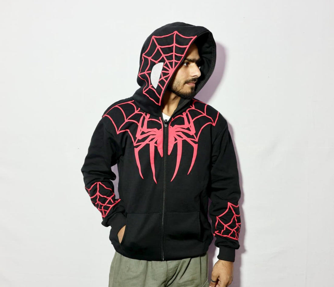 Spider-Man Urban Premium DTF Printed Hoodie for Men & Women | Streetwear Marvel Hoodie
