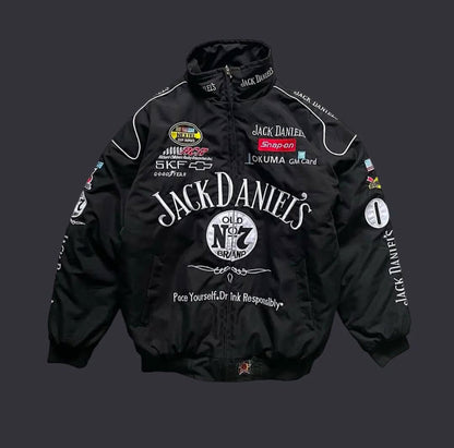 Jack Daniel Premium Vintage Jacket – Bold Embroidered Design