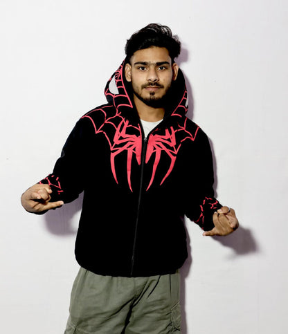 Spider-Man Urban Premium DTF Printed Hoodie for Men & Women | Streetwear Marvel Hoodie