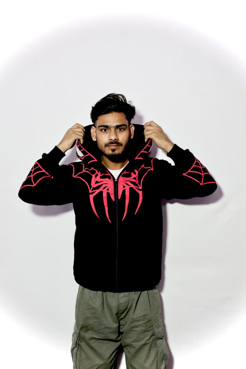 Spider-Man Urban Premium DTF Printed Hoodie for Men & Women | Streetwear Marvel Hoodie